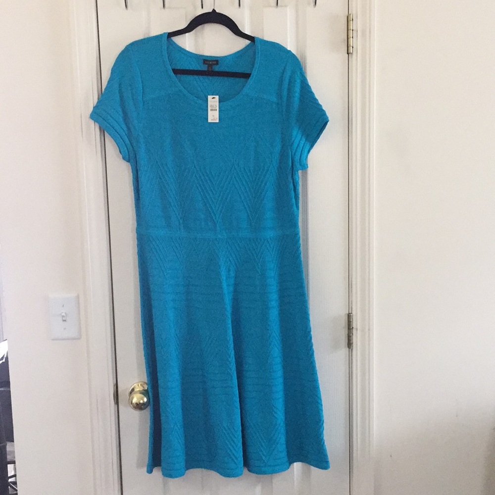 Talbots Short Sleeve Sweater Dress